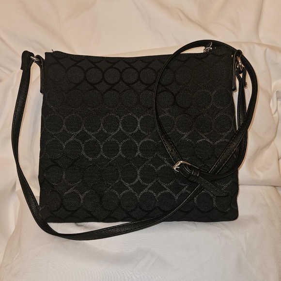 Nine West Coralia Sure Springs Crossbody Handbag Purse Bag Black - Picture 3 of 6